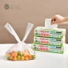 Vest-style fresh-keeping bag, food-grade household antibacterial food-specific bag, disposable breakfast packaging plastic bag details Picture